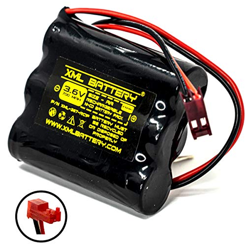 (5 Pack Sure-Lites 026-148 026148 SL-026-148 3.6v SL026148 SL-026148 700mAh Ni-CD Battery Pack Replacement for Exit Sign Emergency Light - size: 5 Pack