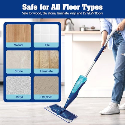 12 Pack 18 Inch Deep Cleaning Replacement Pads Compatible with Bona Family of Mops, Premium Microfiber Floor Mop for Hardwood Floors and Multi-Surface Floor Cleaner - style: Microfiber Deep Clean Pad