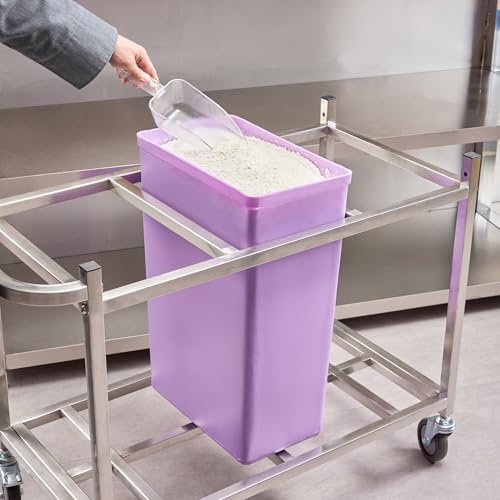 Restaurantware 10 gal Purple Plastic Cup Ingredient Bin - color: Purple