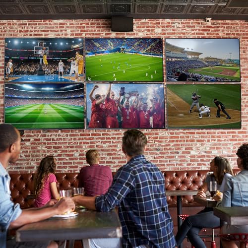 VIVO Black Pop-Out 2x3 Video Wall Mount for 37-65 in TVs, MOUNT-VW65-6 - size: 37" to 65" TVs, style: 2x3 mount