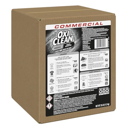 OxiClean Versatile Stain Remover Professional, 25 LB Bulk Box - size: 400 Ounce (Pack of 1)