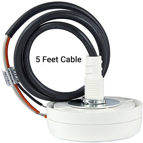 Enerlites MPC-52V PIR Ceiling Sensor, Ceiling Occupancy Sensor, Ceiling Light Sensor, Occupancy Sensor, Commercial Grade 360 Degree FOV, 800 Sq. Ft Coverage, 120-277VAC, White - size: Commercial Ceiling Sensor