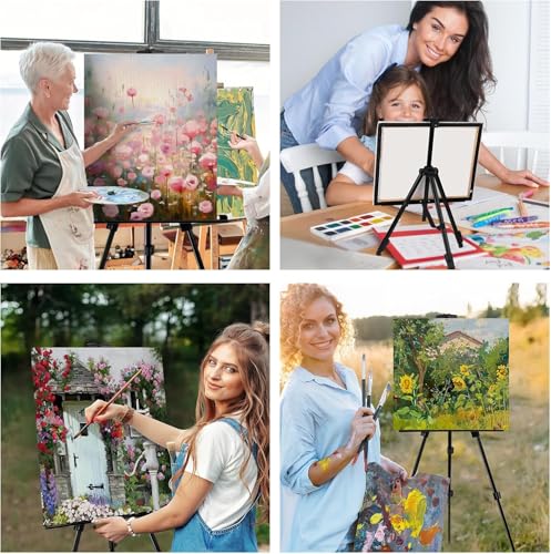 AROIC Art Painting Artist Easel Stand, Painting Display Easel Stand - style: 2P