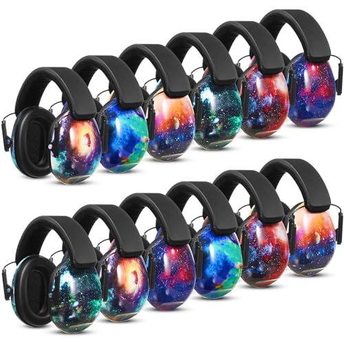Amylove 12 Pcs Kids Noise Cancelling Headphones Ear Muffs Starry Sky Style - size: Universal Fit (kids & Adults), style: Starry Sky Style