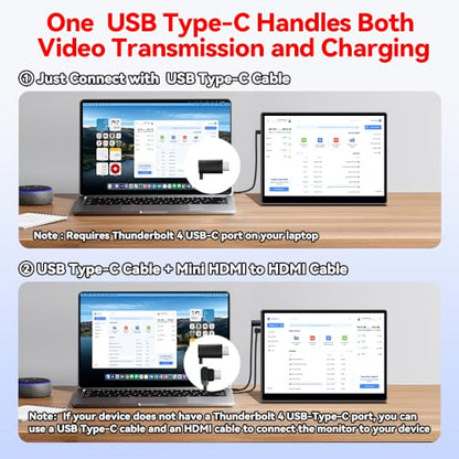 S135 13.5 Inches Portable Monitor for Switch/Switch 2 Laptop - size: 13.5"