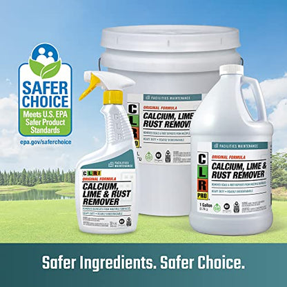 CLR PRO Calcium, Lime and Rust Remover, 1 Gallon Bottle (Pack of 2) - size: 128 Ounce (Pack of 2)