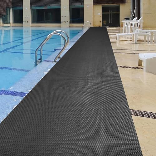 PVC Drainage Floor Mat Non-Slip Commercial Wet Area Mat for Outdoor and Indoor Restaurant Kitchen Bar Swimming Pool Splash Matting Water Drain Flooring Mat,Black, 3FTX10FT - color: Black, size: 3x10FT