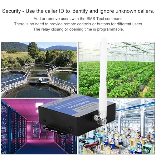 GSM Gate Opener, RTU5024 GSM Mobile Phone Access Controller Remote Control Switch SMS Door Control