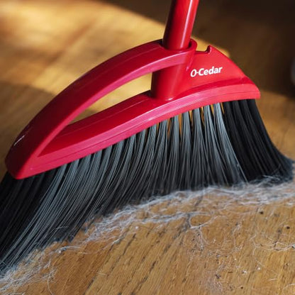 O-Cedar Pet Pro Broom with Step-On Dustpan | Removes Over 99% of Dust & Dirt in One Sweep | Removes 3X More Pet Hair | Quiet Cleaning Tool for Cat and Dog Owners - size: PowerCorner Pet Pro Broom
