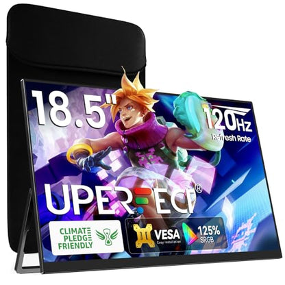 UPERFECT 18.5" 120Hz Portable Monitor, 125% sRGB Large Gaming Monitor - size: 18.5-Inch