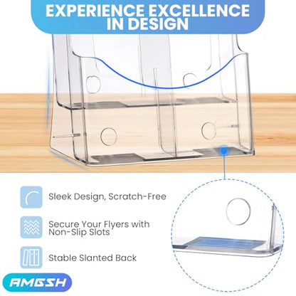 2 Pack Brochure Holder 8.5" x 11" - for 4" x 9" Brochure