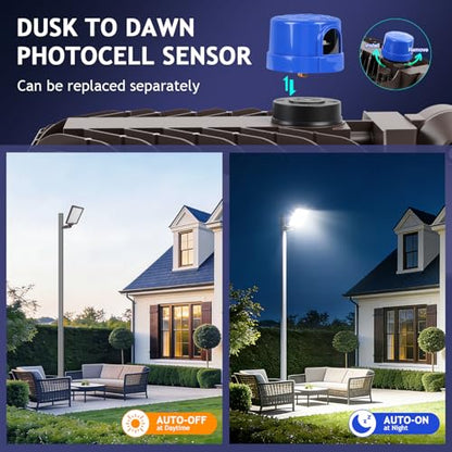 240W LED Parking Lot Lights Slip Fitter LED Pole Light 4Pack - size: 240W/Slip Fitter/4PC