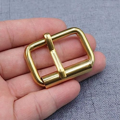 Metal Roller Buckles Belts Hardware Pin Buckle for Bags Leather Belt Strap - size: 3/4 Inch