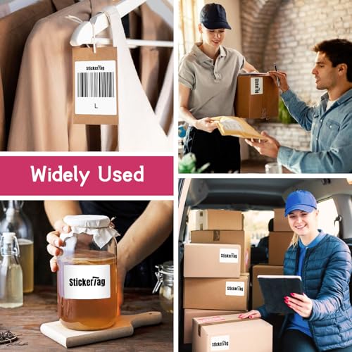12 Rolls 4" x 3" Direct Thermal Shipping Labels for Small Business Supplies - size: 4" x 3" - 12 Rolls