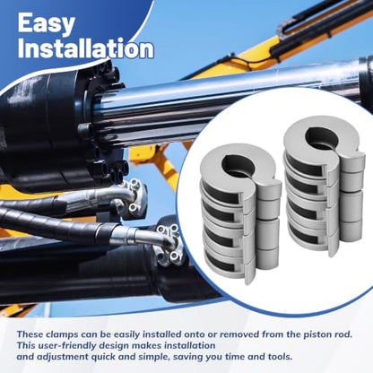 2 Sets Stroke Control Kit for Hydraulic Cylinders with Thumb Tabss - size: 2 Sets