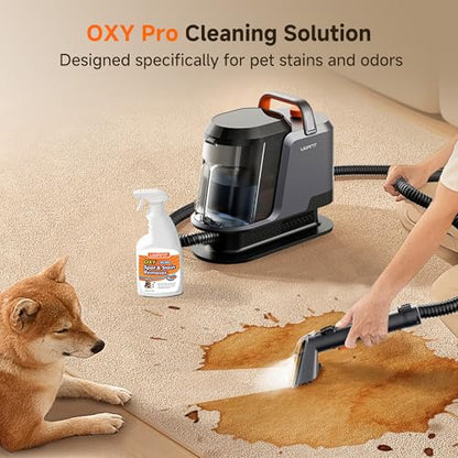 Uwant 18Kpa Carpet Cleaner Machine with Pet Pro Cleaner&Tools Set of 1 - color: Blue-Gold