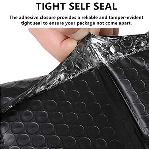 Small Bubble Mailers 3.5X5.9 Inch 12 Pack (Black) - color: Black