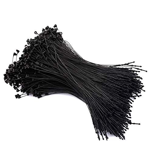 5000Pcs Plastic Fastener Hang Tag Snap Lock,5" Security Loop Plastic Tag Fastener Snap Lock Tag for Hang Tags, Price Tags or Clothing Tags Accessory - size: Black 5inch Plastic Fastener Hang Tag Snap Lock