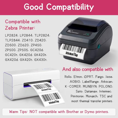 12 Rolls 3" x 2" Direct Thermal Shipping Labels for Small Business Supplies - size: 3" x 2" - 12 Rolls