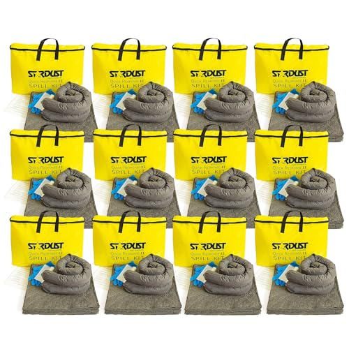 Stardust Spill Products Universal Spill Kit, OSHA Compliant, 12-Pack - size: 12 Pack