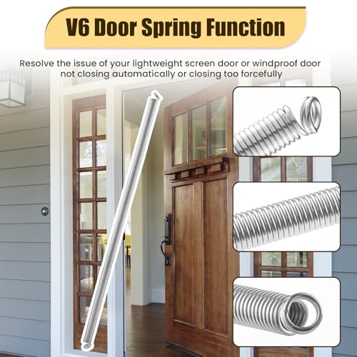 V6 Door Spring, 15.7" x 1/2" Galvanized Steel