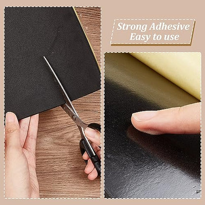 BENECREAT 78.7x12 inch Black Self-Adhesive EVA Foam Roll, 5mm Thick Sticky Upholstery Foam Sheets for Scrapbooking Crafts, Cosplay Model, Cushion Furniture, Gap Filling, Packing - color: Black, size: 5mm Thick