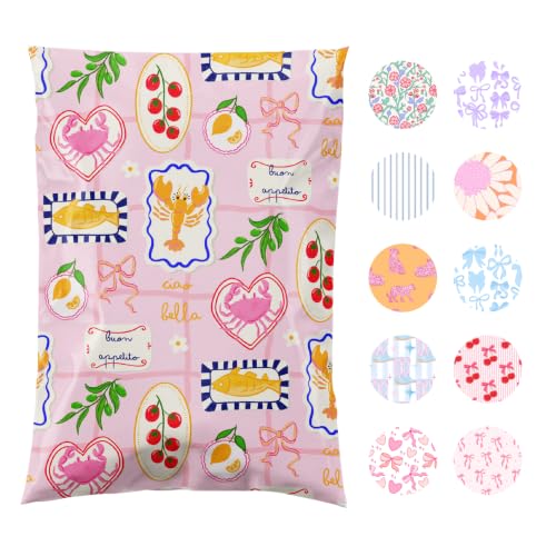 Pretty Package Store Poly Mailers 10x13, Ciao Bella, 100 Pack - color: Ciao Bella, size: 10x13