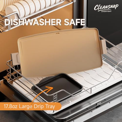 Cleansnap Everyday Electric Griddle, Great Gift for Family Feasts - 20” Nonstick Grill with Foldable Anti-Mess Shield, Rapid 1700W Heat & PPG Ceramic Coating, Dishwasher Safe, Vanilla Cream - color: Vanilla Cream