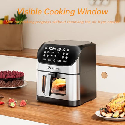 Panana Air Fryer 8.5QT For Quick Easy Meals, 10 in 1, High Power 1700W