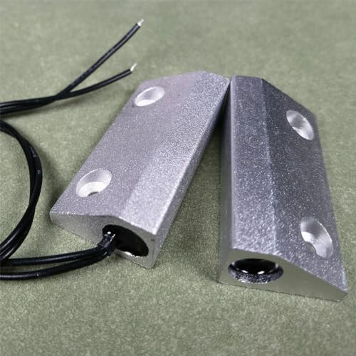 Gebildet Rolling Door Contact Magnetic Reed Switch Alarm with 2 Wires for NC. Applications MC-56 - color: Silver-E1284T