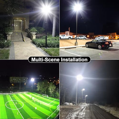 loyoele Large Solar Street Light, Led Flood Lights Outdoor, Waterproof - size: XXL-12000-2 Pack