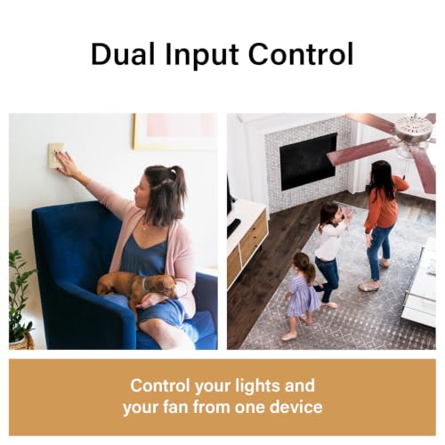 Legrand LS 300W Inc Dimmer Switch and 1.6A Fan Control Light Almond 1 Pack - color: Light Almond