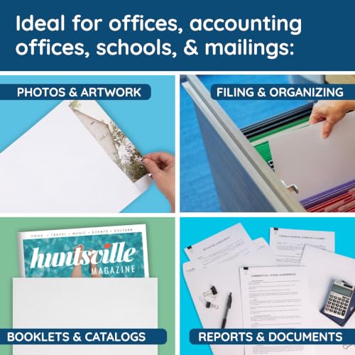 Blue Summit Supplies 100 10" x 13" Catalog Envelopes, Self Seal, White - size: 10 X 13