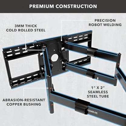 Mount-It! The Beast Heavy Duty TV Wall Mount, 60-110" - style: Indoor