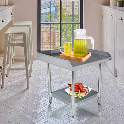12" x 30" Stainless Steel Equipment Stand, 24" Tall - size: 12"x30"