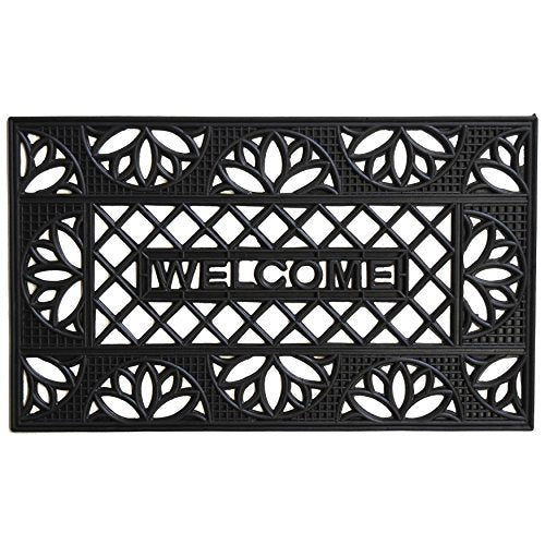 Calloway Mills103721830 Clementine Rubber Doormat 18" x 30" - color: Clementine, size: 1'6" x 2'6" (Rectangular)