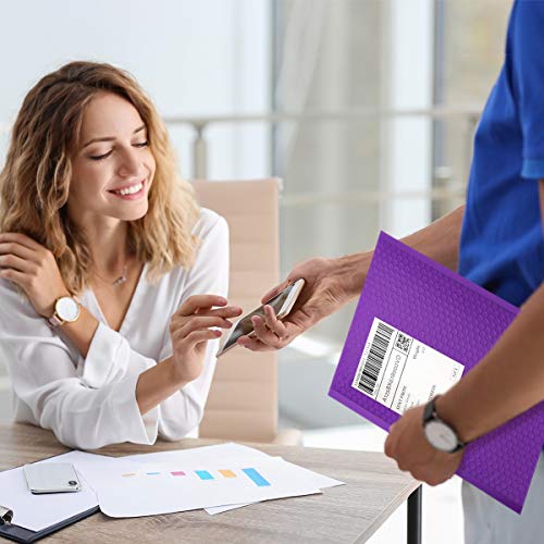 UCGOU Bubble Mailers 9.5x14.5" 25 Pack Usable Size 9.5x13.5" Purple Padded - color: Purple, size: 9.5x14.5" 25PC