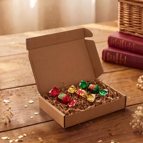 PHAREGE 75 Pack 6x4x1 inch Small Shipping Boxes, Brown Mailing Boxes - color: Brown, size: 6x4x1 inch 75 Pack