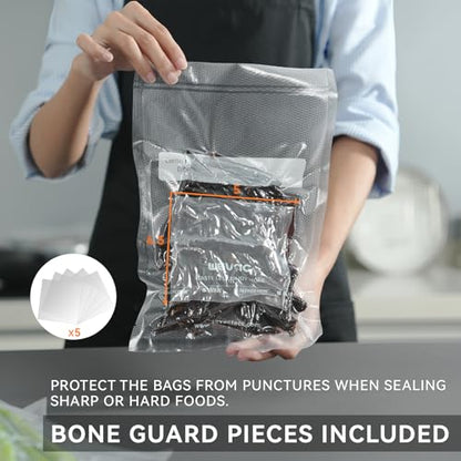 Wevac Vacuum Sealer Bags 150 Gallon 11x16", Quart 8x12", 6x10" for Food - size: 11" x 16" & 8" x 12" & 6" x 10" 150 count