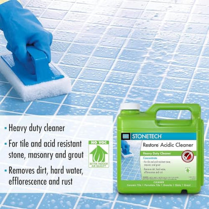 Tile & Grout Cleaner for StoneTech Heavy Duty Concentrate, 128 fl oz