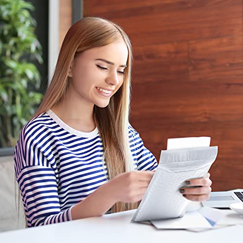 UCGOU Bubble Mailers 6x10" White Usable Size 6x9" Padded Envelopes 25 Pack - color: White, size: 6x10" 25PC