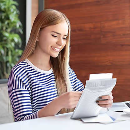UCGOU Bubble Mailers 6x10" White Usable Size 6x9" Padded Envelopes 25 Pack - color: White, size: 6x10" 25PC