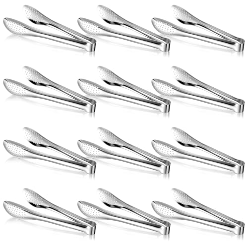 12 Pack Small Serving Tongs Buffet Utensils Buffet 9 Inch