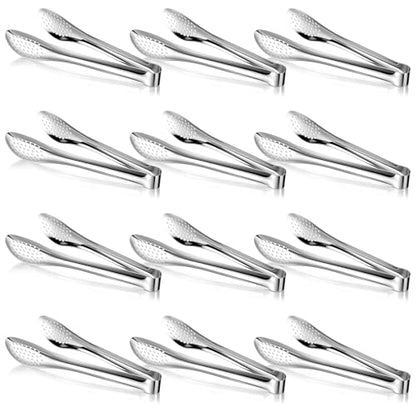 12 Pack Small Serving Tongs Buffet Utensils Buffet 9 Inch