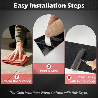 S&X Anti Slip Tape 12in x 33ft Grip Tape for Stairs & Floors, Patterned - size: 12" x 33'