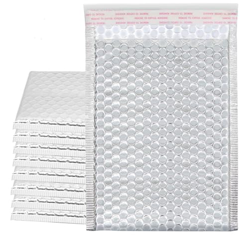 30 Pack 11.8 x 9 Inch Metallic Silver Bubble Mailers, Padded Mailing Envelopes, Foil Self Seal Waterproof Shipping Envelopes for Mailing, Packing, Shipping - color: Silver, size: 30 Pack 11.8 x 9 Inch