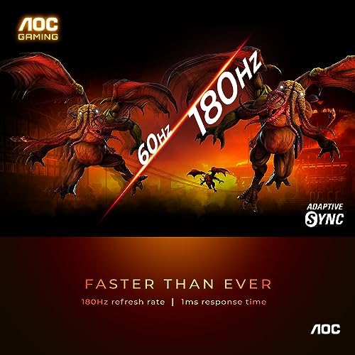 AOC 27 Inch Gaming Monitor QHD 180Hz Mini-LED HDR1000, Q27G3XMN - size: 27" 180Hz Mini-LED