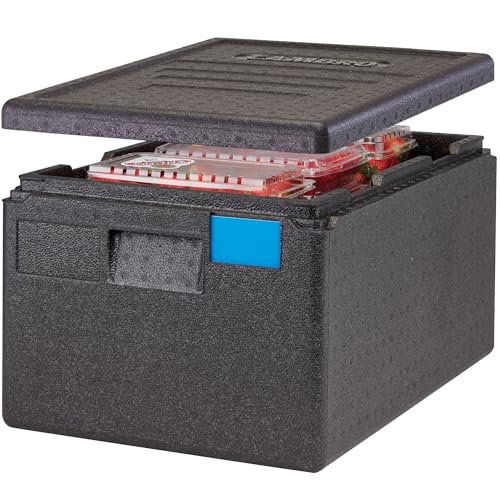 Cambro Standard Insulated Pan Carrier & Hot Box Food Warmer for Catering, Restaurants & Deliveries - Lightweight Thermal Container to Keep Food Hot During Transport - Top Loader 8" Deep
