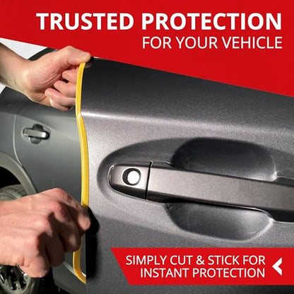 All-Fit Automotive Car Door Edge Protector Made in the USA (10 Ft - Yellow) - color: Yellow