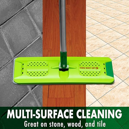 Libman Rinse 'n Wring Mop and Bucket System, 4 Microfiber Pads Included - style: 4 Pads